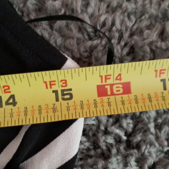 NWT Thyme + Honey Womens Size Medium Black White Attached Wrap Around Maxi - Picture 8 of 9